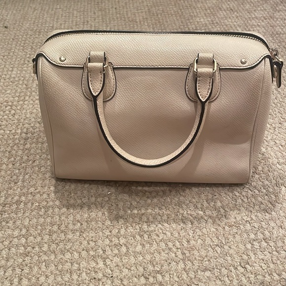 Coach Off-White Leather Satchel - Picture 3 of 9